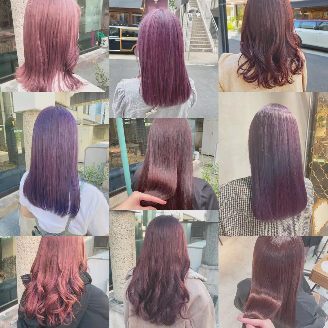 セミロング カラー ヘアアレンジ TOKI /透明感/原宿のヘアスタイル