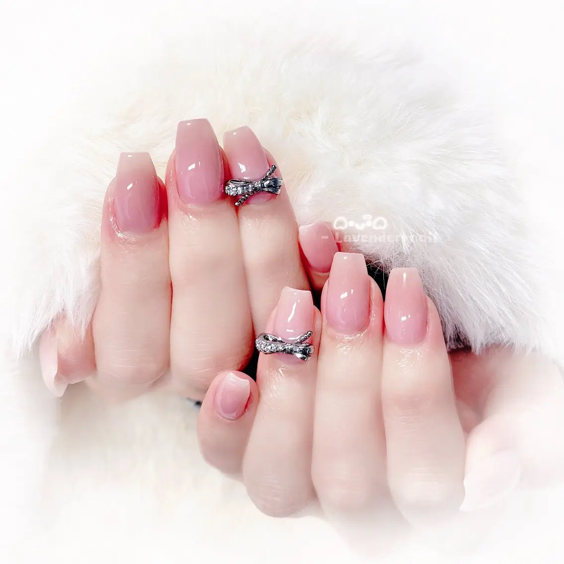 ネイル ハンドネイル Lavender nail·中島公園のネイルデザイン