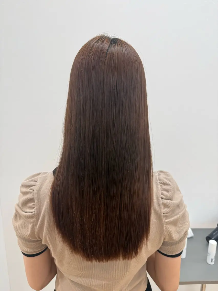 ロング カラー ヘアカラー トリートメント けんしん/透明感 カラー/メンズ歓迎✨のヘアスタイル