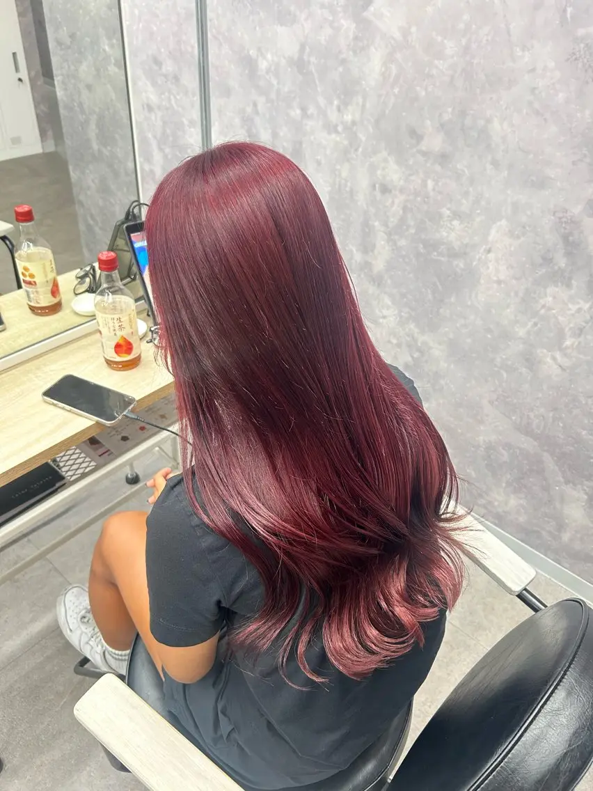 ロング ヘアカラー トリートメント 🍒RIO🍒 愛されガーリーのヘアスタイル