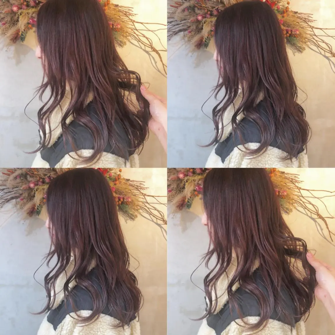 ロング ハイライト カット ヘアカラー sano sayakaのヘアスタイル