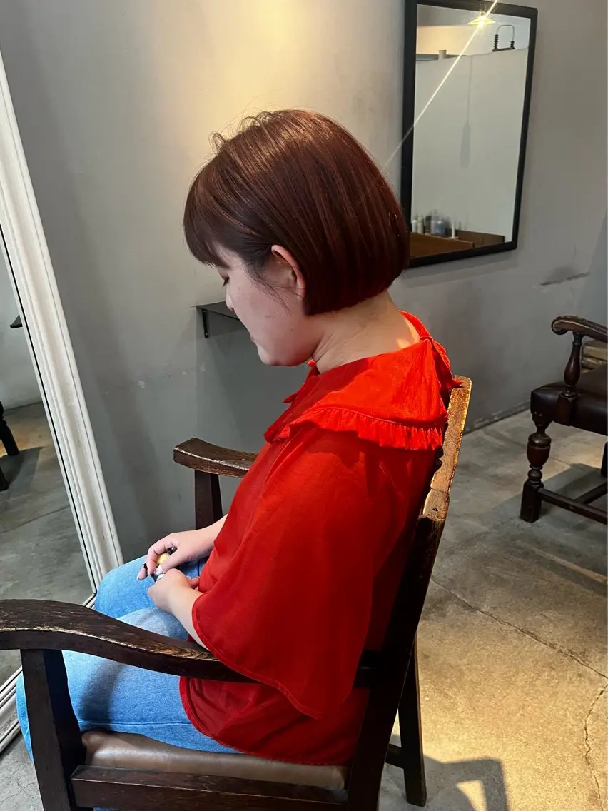 ショート カット ヘアカラー トリートメント room3小出 奈央子のヘアスタイル