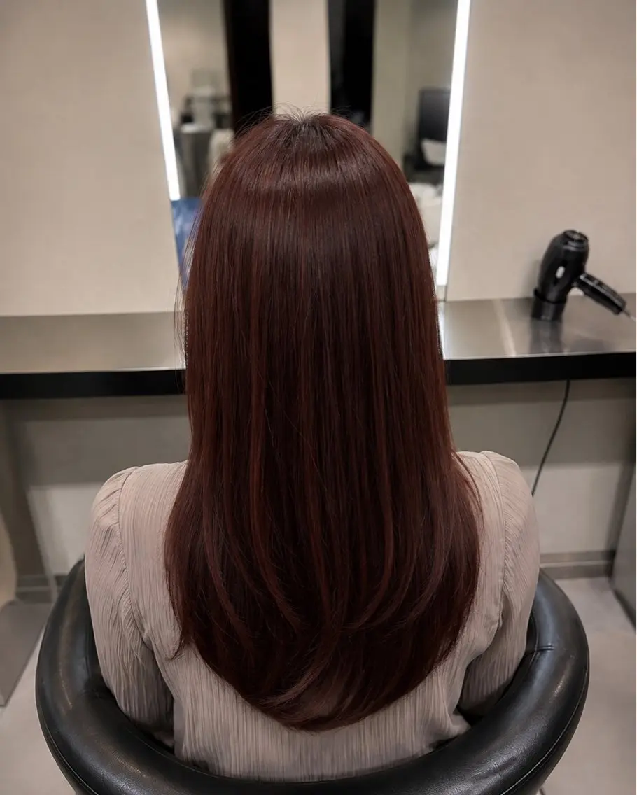 ミディアム カラー ブラウンカラー トリートメント 🌈ウルトワ水素 髪質改善naru🌈のヘアスタイル
