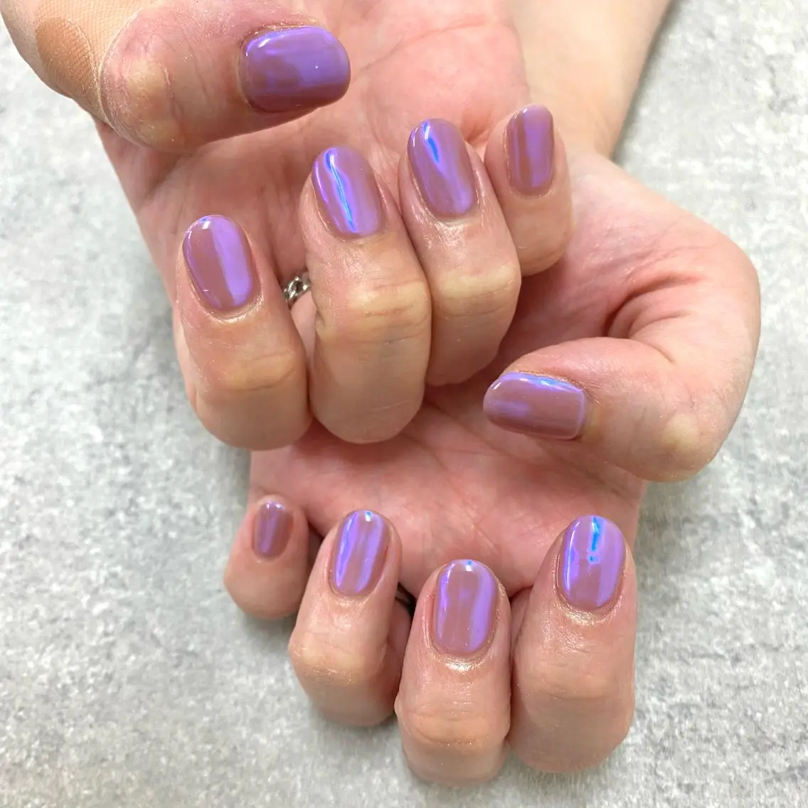 ネイル フットネイル フレンチネイル ジェルネイル ガラスフレンチ グラデーション NUMAZAWA KASUMIのネイルデザイン