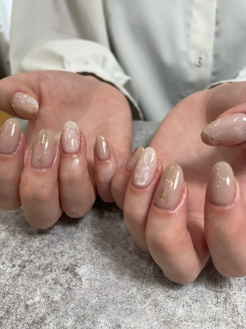ネイル ニュアンスネイル 【 Lea's 】 kaedeのネイルデザイン
