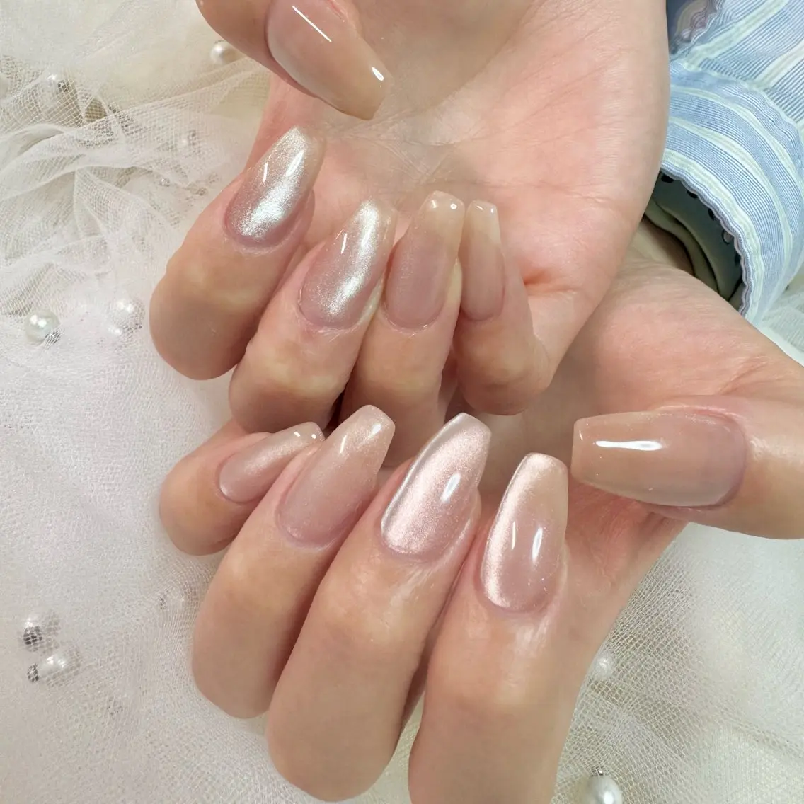ネイル マグネットネイル ハンドネイル nail salon e'mu💐のネイルデザイン