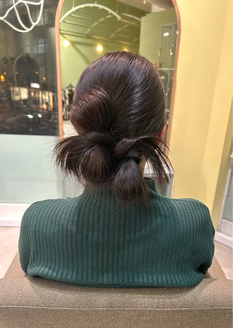 ヘアアレンジ 一條 乃亜のヘアスタイル