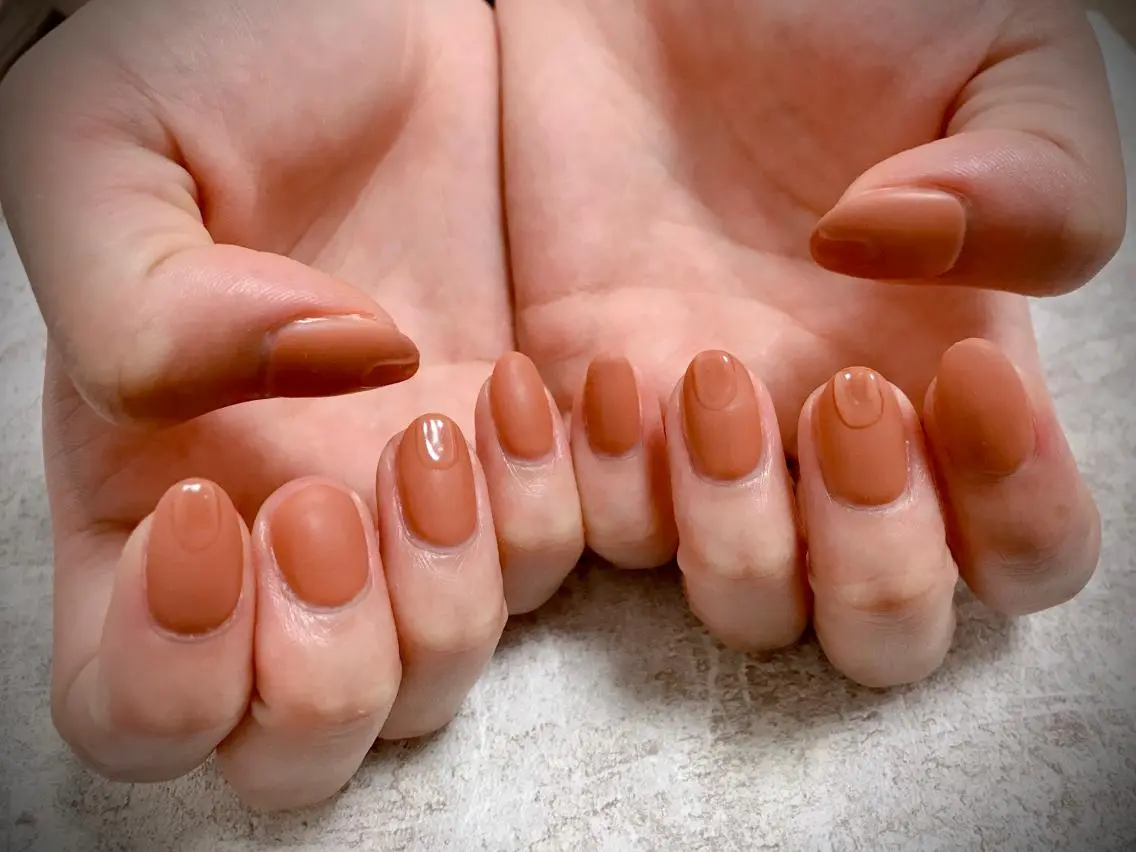 ネイル マットネイル ハンドネイル mogunail &blowのネイルデザイン