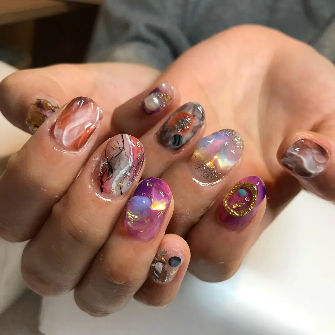 ネイル ニュアンスネイル Maggie staffのネイルデザイン