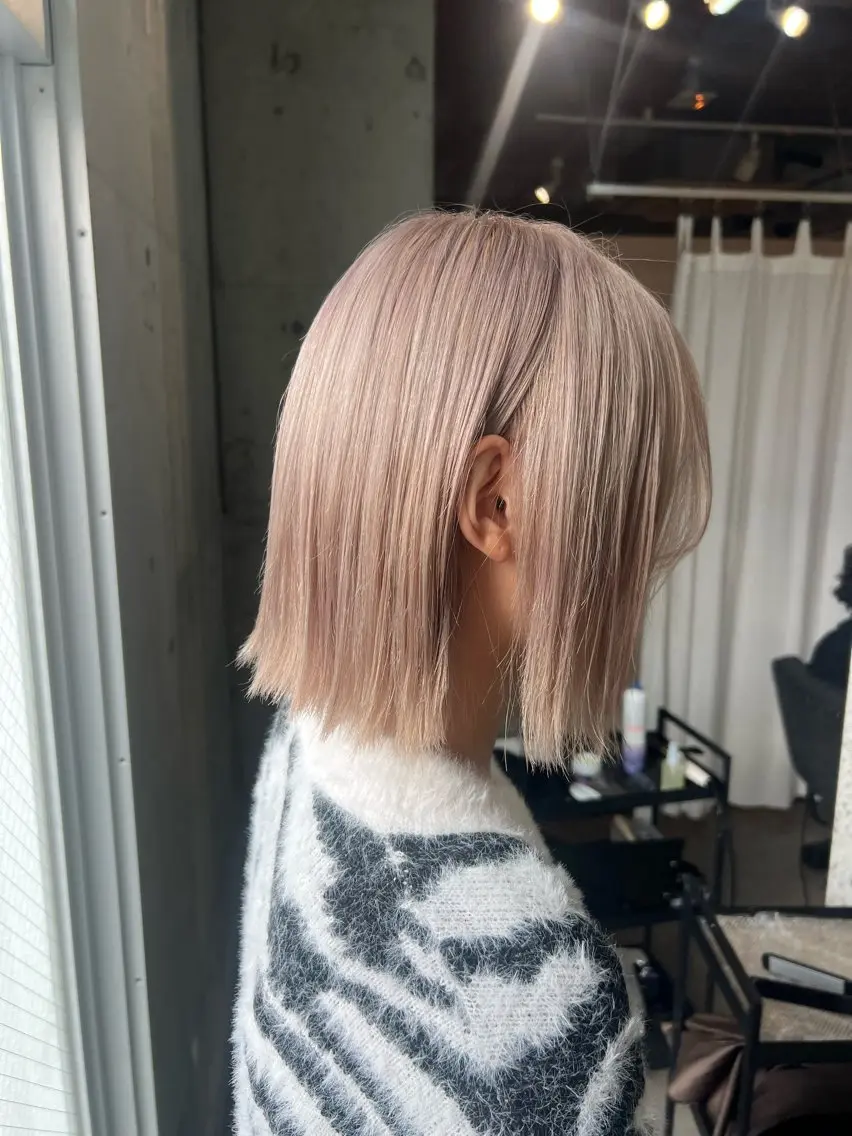 ミディアム カラー シルバー ヘアカラー Ayaka🩰🎀 ガーリー/暖色♡のヘアスタイル