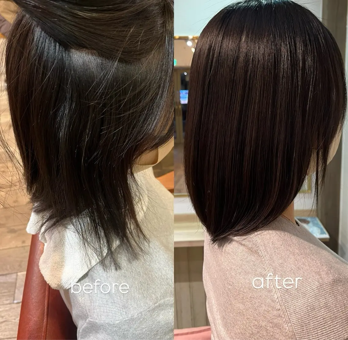 縮毛矯正 くろたき まほのヘアスタイル