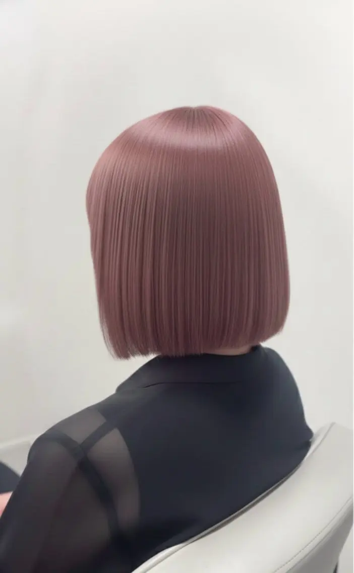ショート カラー ヘアアレンジ 渋谷のブリーチカラー シェフ🧑‍🍳蓮のヘアスタイル