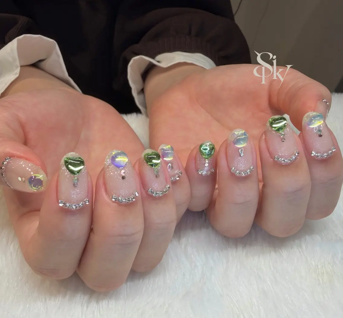 ネイル ハンドネイル Spiky とうげ ふうかのネイルデザイン