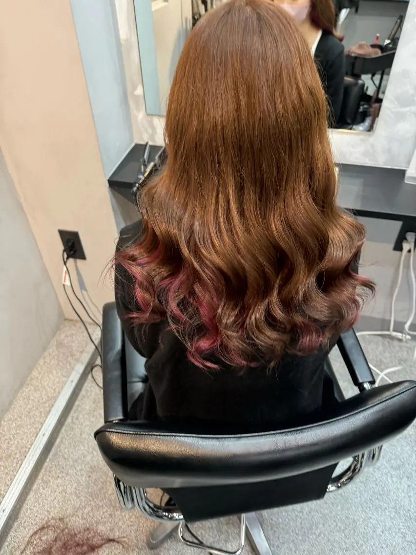セミロング エクステ ボブカット艶髪 矯正濱川響太のヘアスタイル