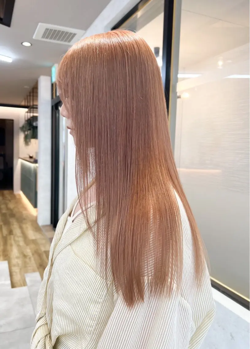 【派手すぎないこなれハイトーン☆】🍂キュアブリーチ＋ツヤ髪カラー🍁¥21000→13000の写真