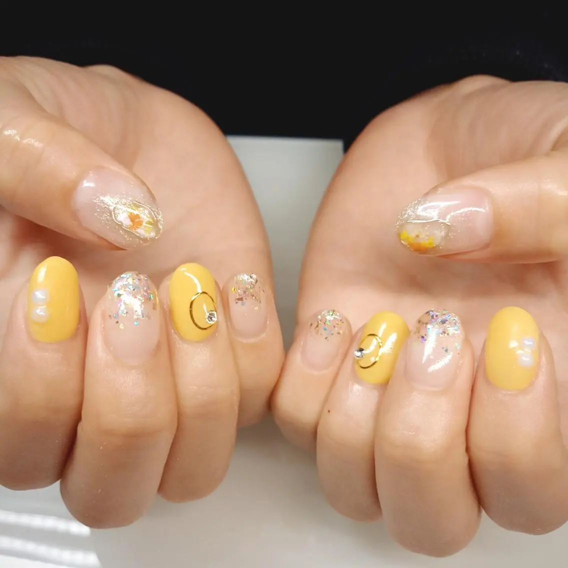 ネイル フットネイル グリーン オフィスネイル ワンカラーネイル 春ネイル Lily Roseスタッフ一同のマツエク・マツパデザイン