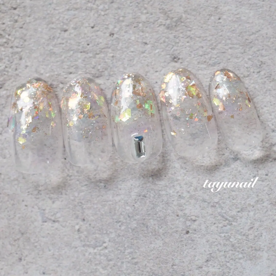 ネイル アートネイル ジェルネイル パラジェル シンプルネイル ハンドネイル ネイルサロン 【たゆnail】のネイルデザイン