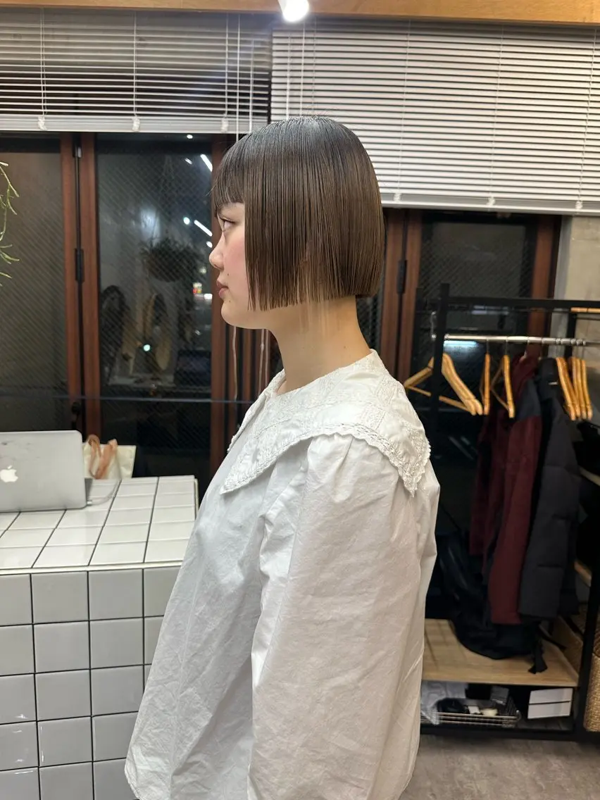 ショート カラー ボブ カットモデル募集中 ／HARUKA🎀のヘアスタイル