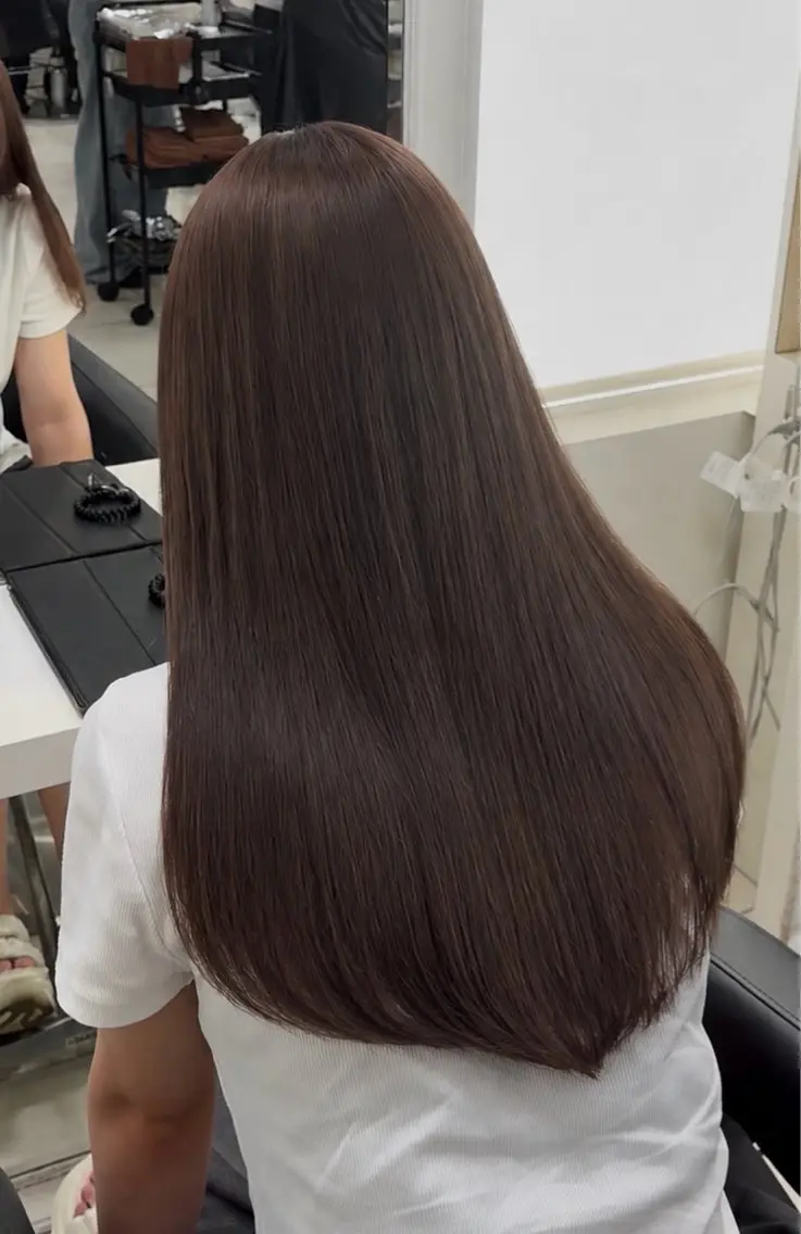 ロング カット ヘアカラー 【レイヤー/透明感 カラー】🖤ゆまののヘアスタイル
