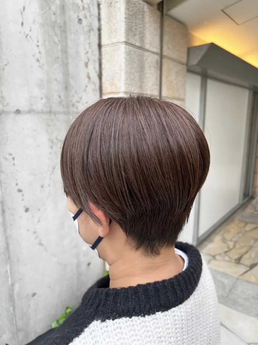 ショート カラー ショートヘア 木村翔/大名ショート ボブ/ショートボブのヘアスタイル