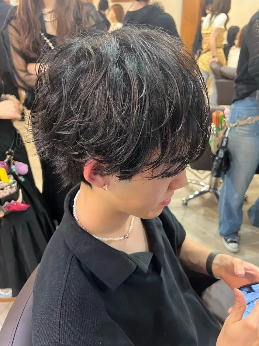 メンズ 縮毛矯正練習 モデル募集✨️NOAのヘアスタイル