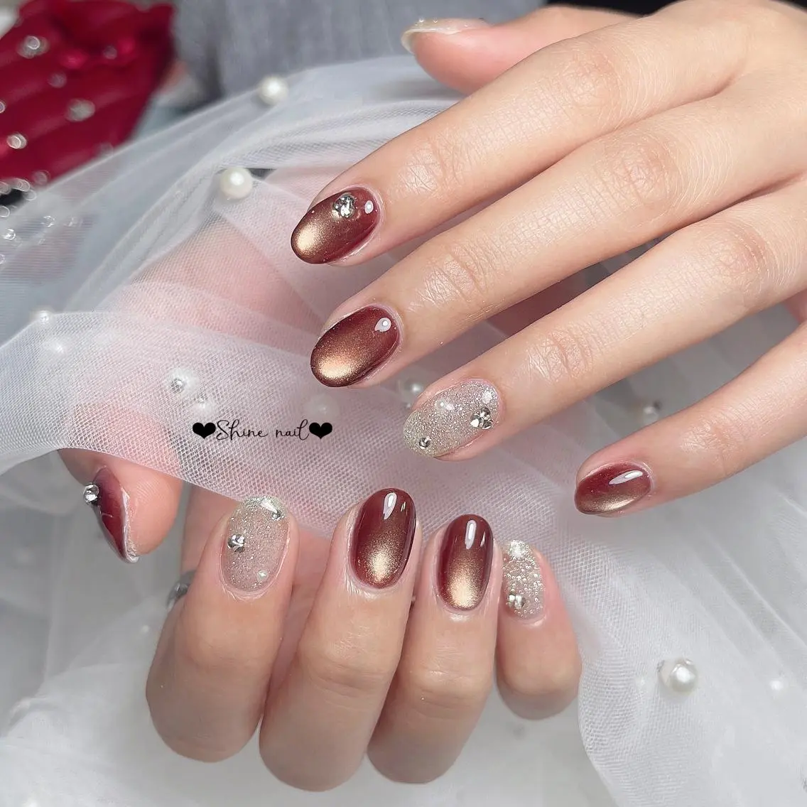 ネイル サイナネイル🎀 長さ出し専門店のネイルデザイン