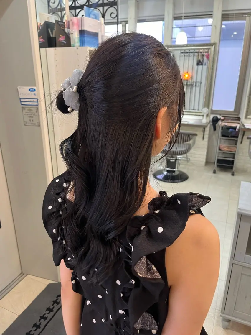 ロング カット トリートメント 兒玉/暖色系🌹✨ 髪質改善🫧のヘアスタイル