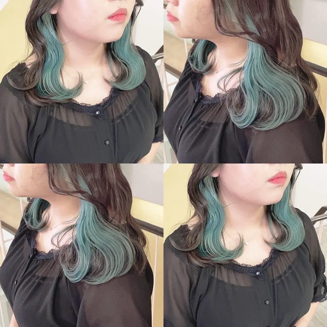 カラー ブリーチ ヘアカラー トリートメント 渋谷:インナーカラー ／🍒エリカ🍒のヘアスタイル