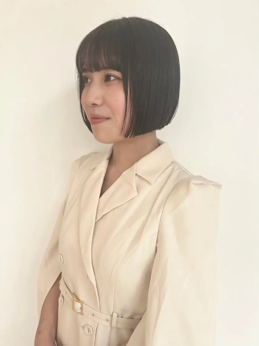 ミディアム ボブ ボブ/ハイトーン特化 、鯉口勇人のヘアスタイル