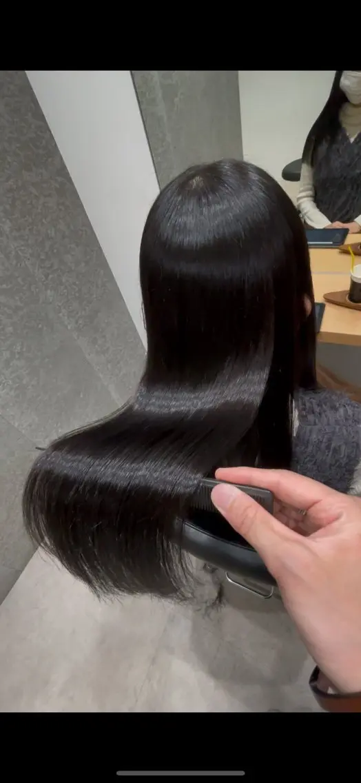 ロング カラー アクアカラー ケアカラー 髪質改善 ロング トリートメント カット ヘアカラー トリートメント 髪質改善ヘアケア 艶髪特化/上田のヘアスタイル