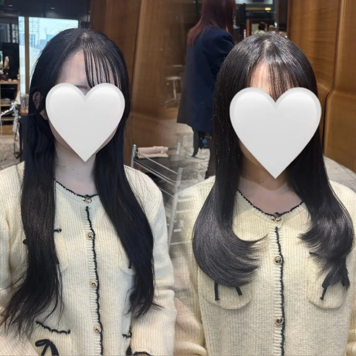 ロング カット 🎀韓国ヘア🎀 𝓡𝓲𝓷𝓱𝓪のヘアスタイル