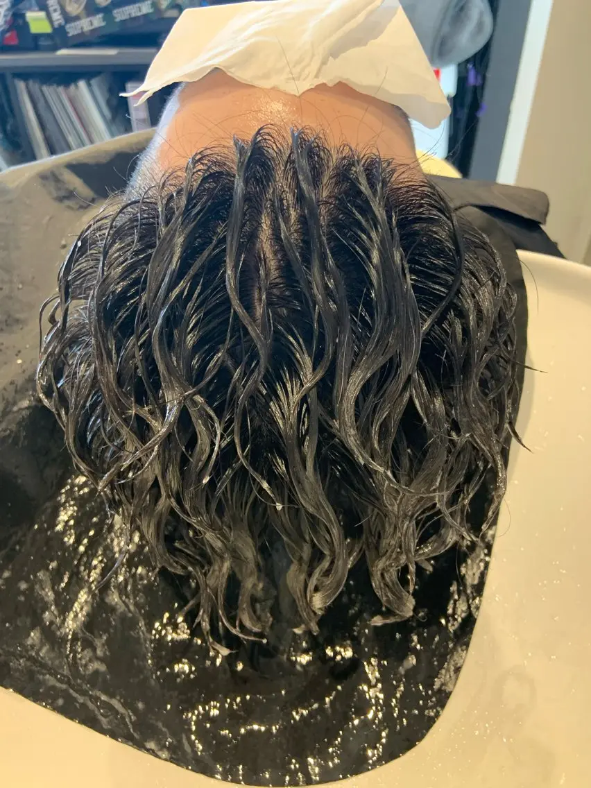 メンズ カット パーマ 原谷 一成のヘアスタイル
