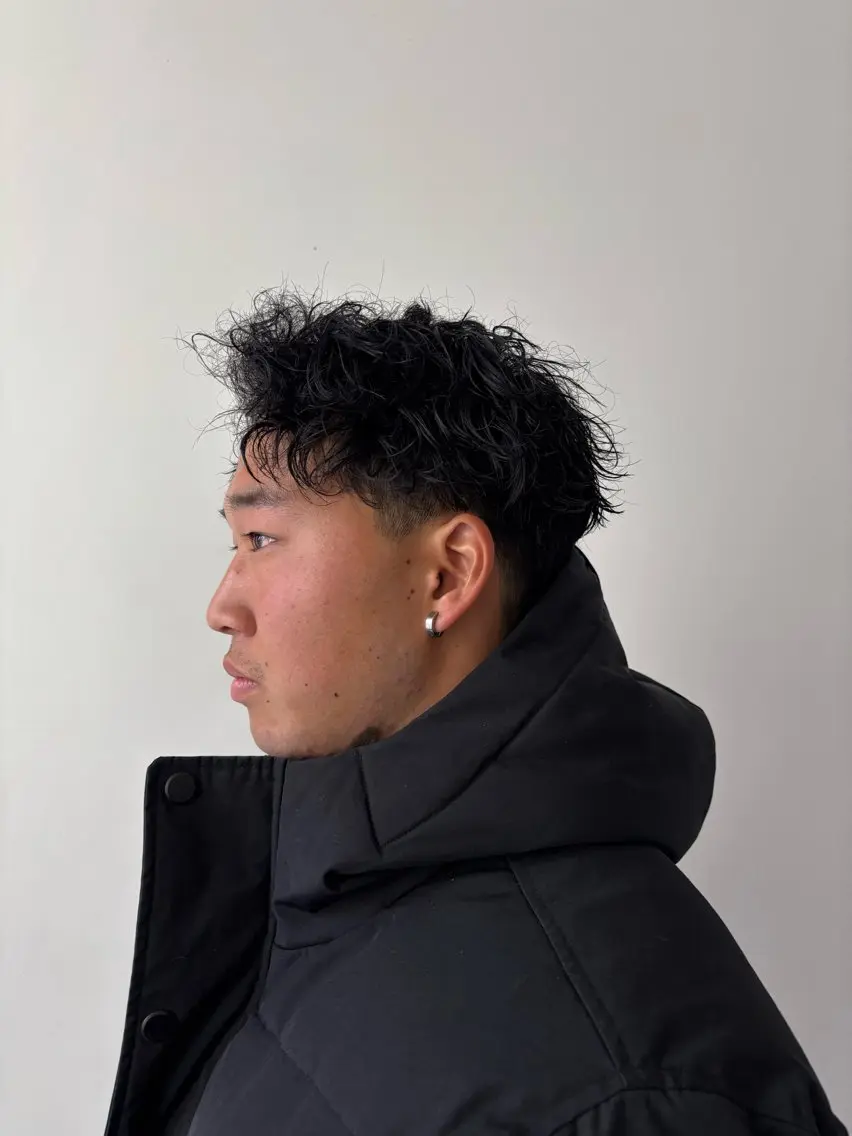 ショート パーマ メンズ カット パーマ men's/perm colorDaijuのヘアスタイル
