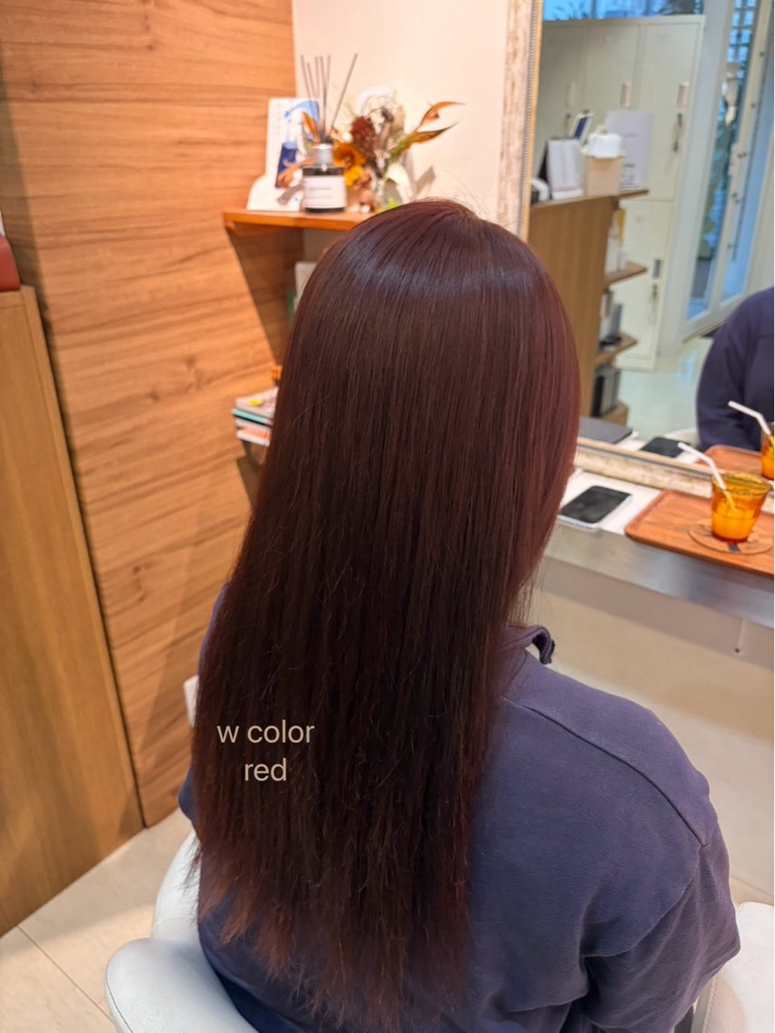 ロング ヘアカラー トリートメント hair bonitaのヘアスタイル