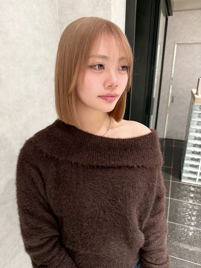 カラー ベージュカラー ブリーチ ミルクティーベージュ ヘアカラー トリートメント ギャルの皇帝/ ハイトーン/エクステのヘアスタイル