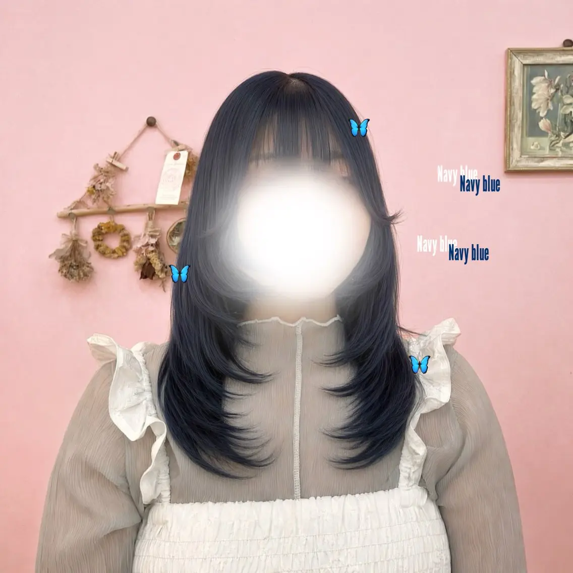 セミロング カラー ヘアカラー ronmuu/ shizukuのヘアスタイル