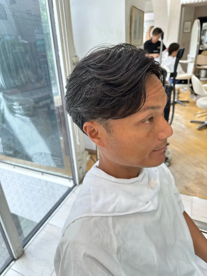 ショート メンズ 刈り上げ 江原 貴登のヘアスタイル