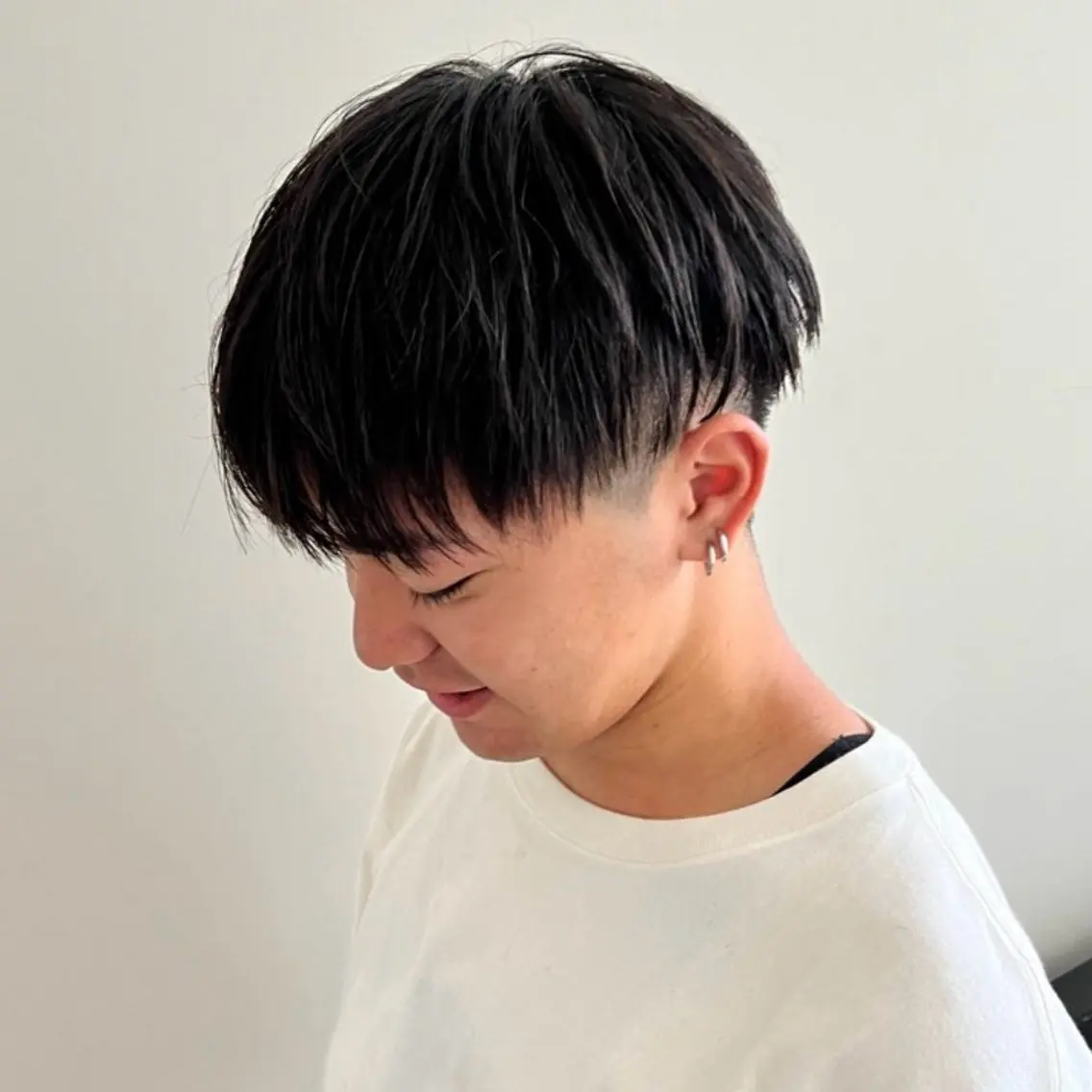 メンズ カット センターパート/カラ ーメッシュ📍ユリのヘアスタイル