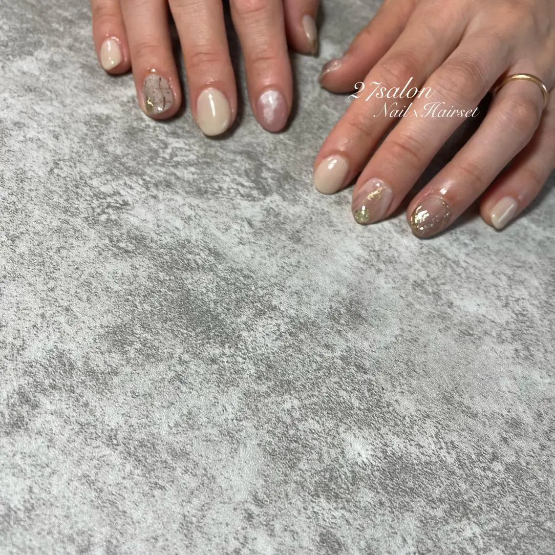 ネイル ニュアンスネイル 27salon yuinaのネイルデザイン