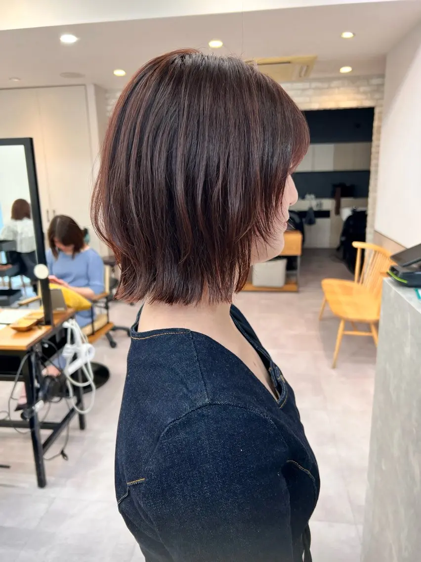ミディアム レイヤー・カット モデル・こうたのヘアスタイル
