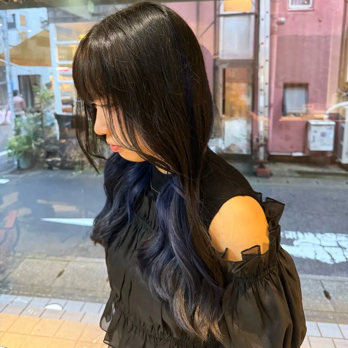 ロング カラー 高橋 充輝のヘアスタイル