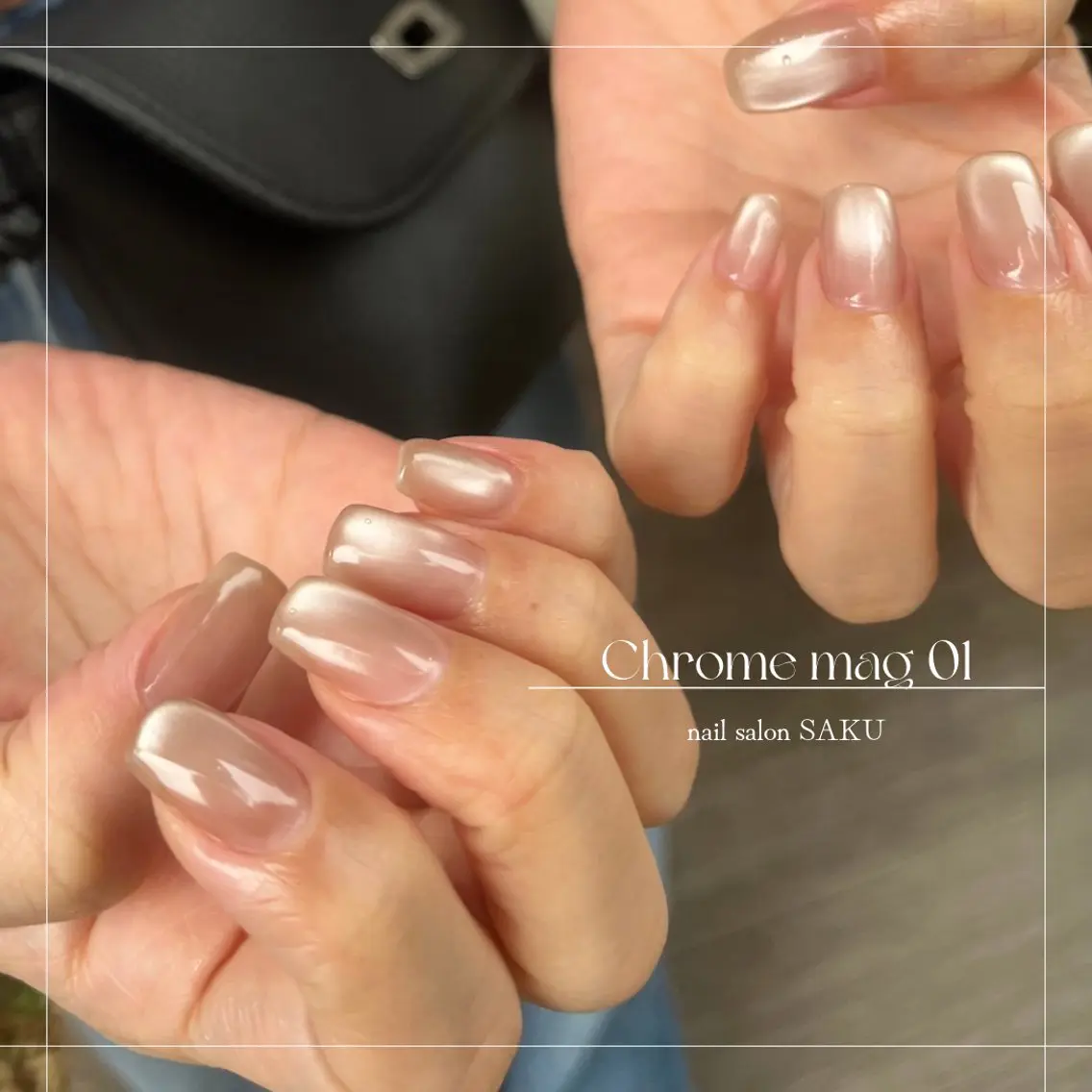 ネイル ニュアンスネイル シンプルネイル ハンドネイル SAKU nail 作島茜のネイルデザイン