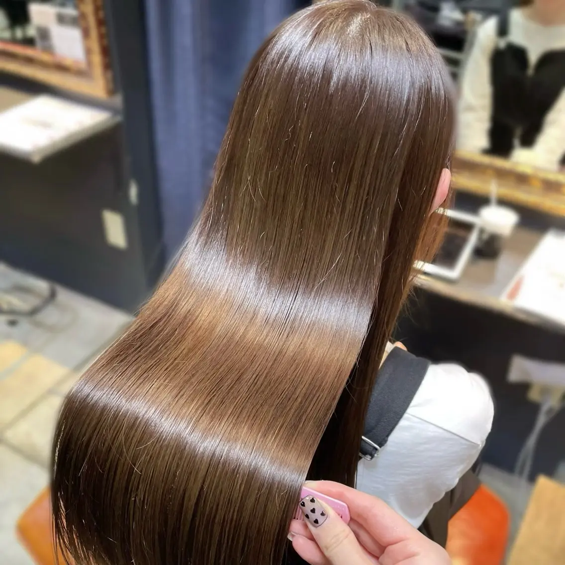 髪質改善TOKIO酸熱トリートメント✨➕無料メンテナンスカット💇🏻‍♀️(ストレート仕上げ)の写真