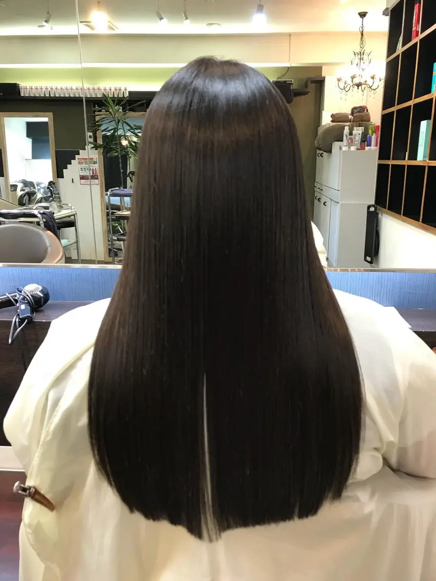 カット+縮毛矯正の写真