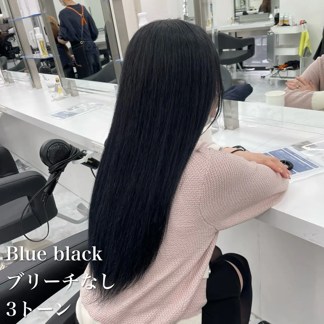 ロング カラー ロング ヘアカラー トリートメント ヘッドスパ ヘアセット NAMI🤎ブラウン &ミルクティー🤍のヘアスタイル
