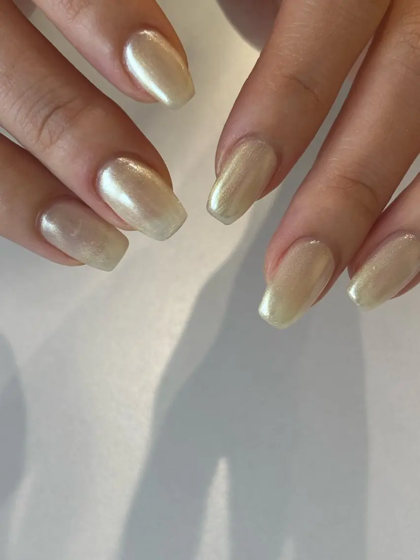 ネイル オーロラネイル ハンドネイル Ann nailのネイルデザイン