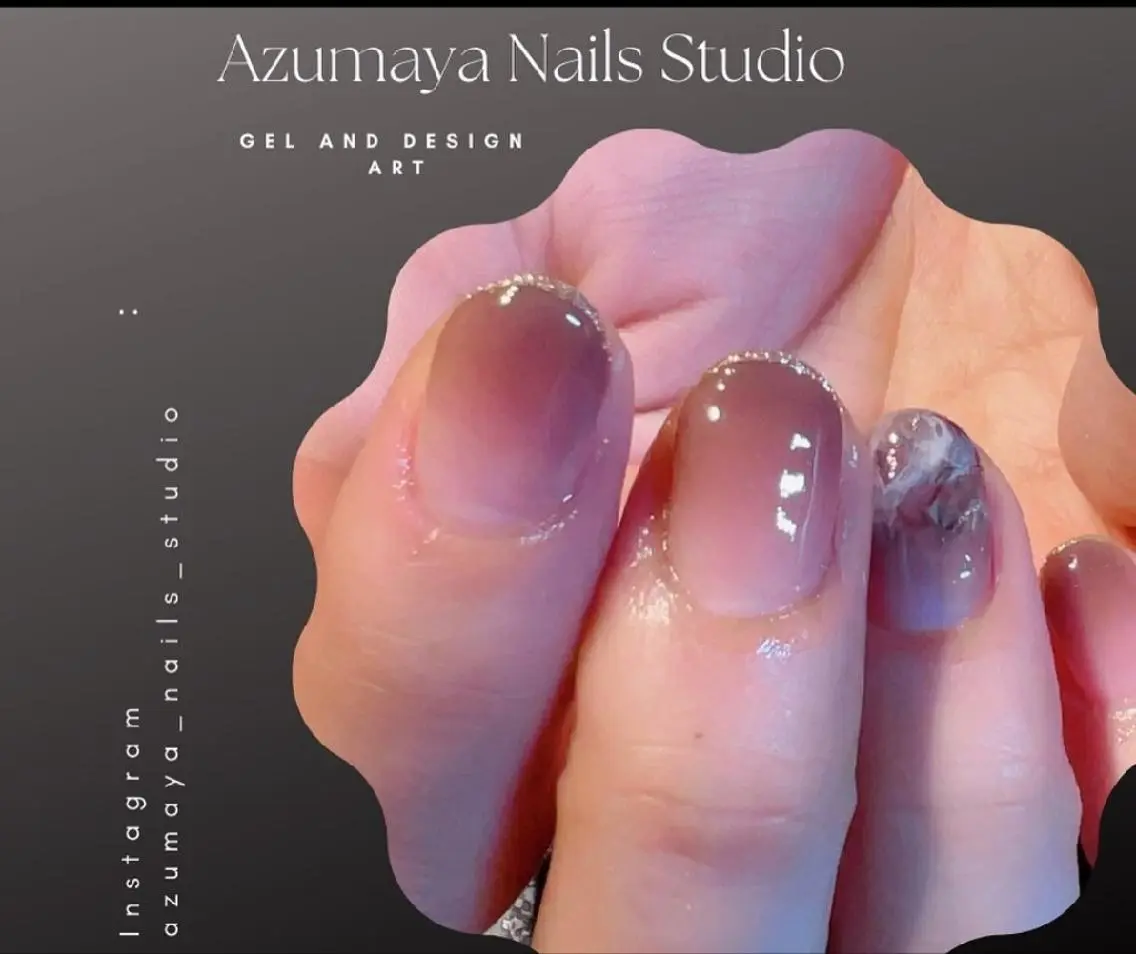 ネイル ハンドネイル azumaya ネイリストarisaのネイルデザイン