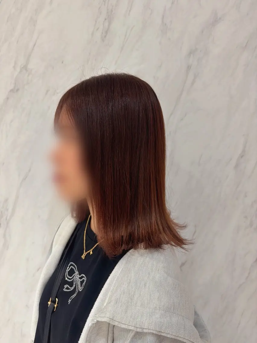 カラー ピンクカラー ヘアカラー 竹之内 夢羅のヘアスタイル
