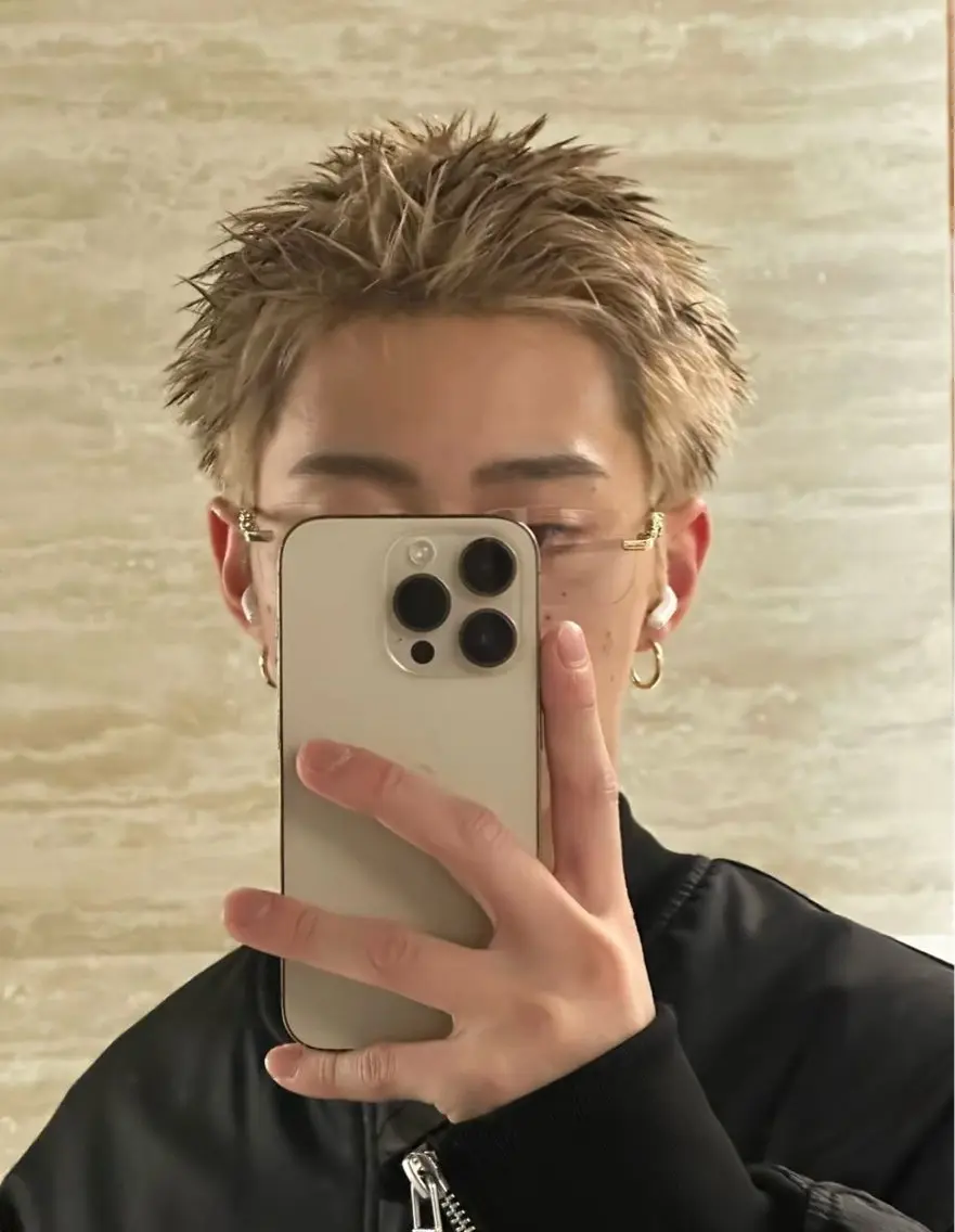 🥊men'sスパイキーショート💥の写真