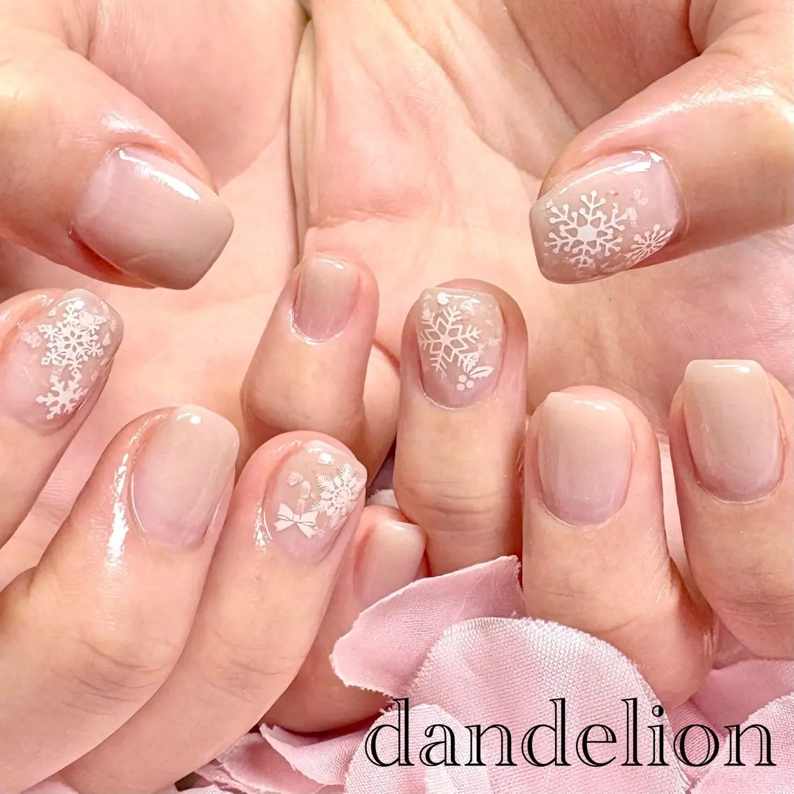 ネイル ハンドネイル ハンドケア dandelion ダンデライオンのネイルデザイン